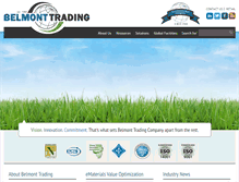 Tablet Screenshot of belmont-trading.com